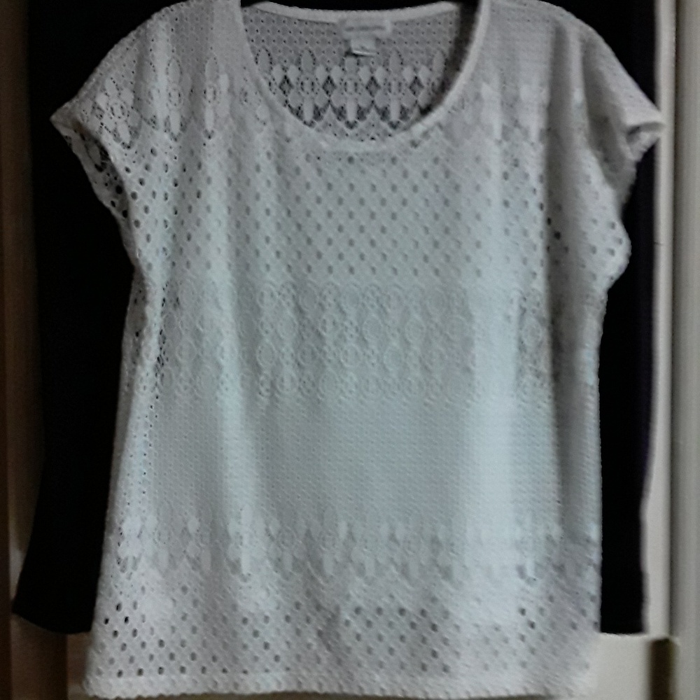 White lace top